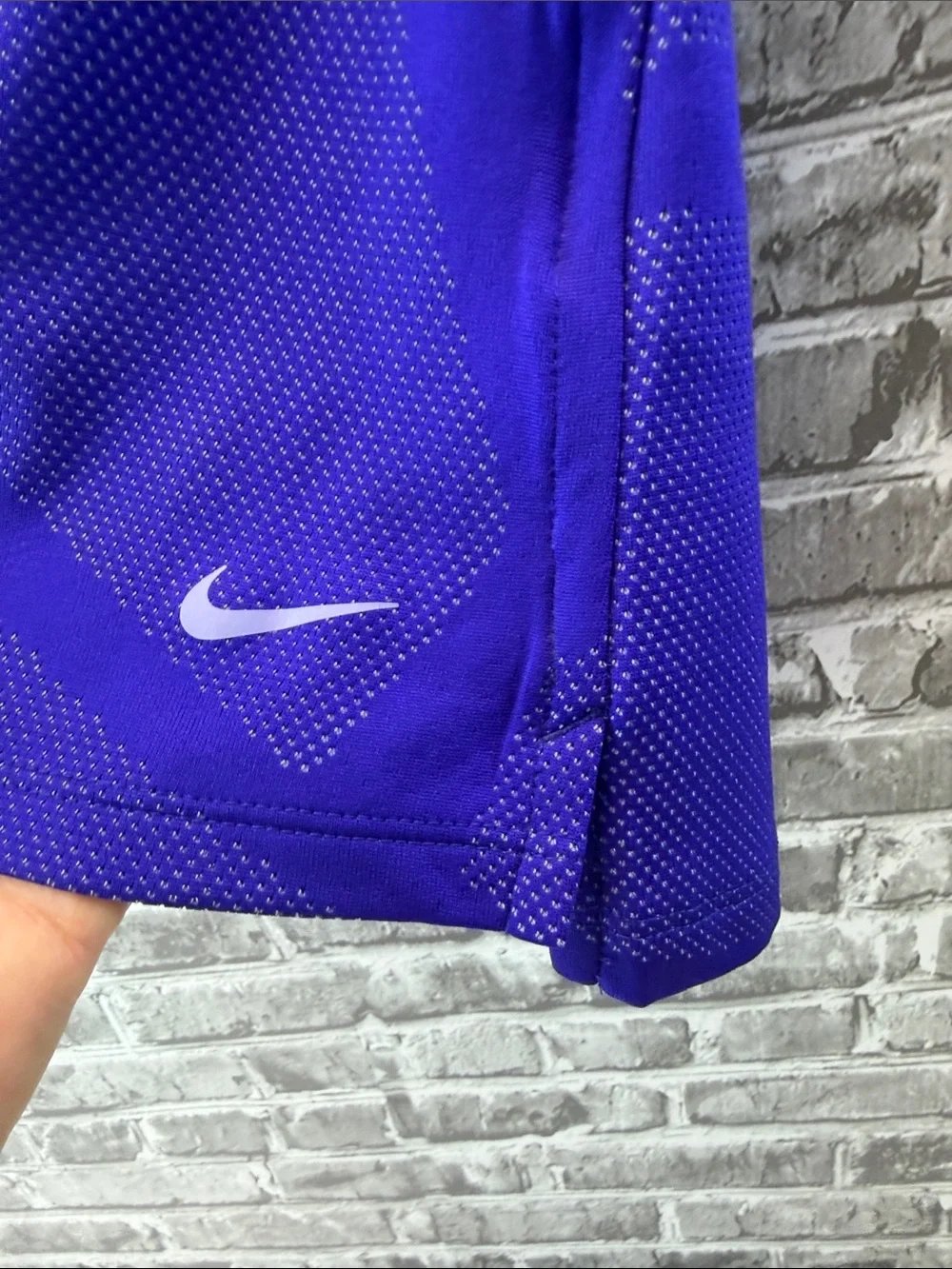 Nike‎ Purple Sleeveless Dri-FIT V-Notch Athletic Tank